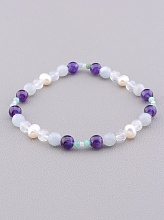 картинка Браслет 'SUNSTONES' Самоцветы 19 см от магазина Wolves