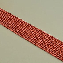 картинка Нитка Коралл 39 см 4 3 мм (Без замка) от магазина Wolves