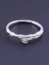 картинка Кольцо 'XUPING' Фианит  (родий) от магазина Wolves