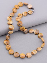 картинка Бусы 'SUNSTONES' Яшма 50 см от магазина Wolves