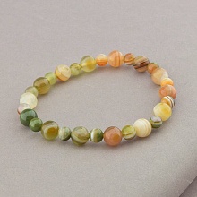 картинка Браслет 'SUNSTONES' Агат 18 см от магазина Wolves