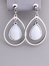 картинка Серьги 'Stainless Steel' Перламутр от магазина Wolves