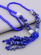 картинка Бусы Содалит 80 см от магазина Wolves