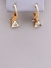 картинка Серьги 'XUPING' Фианит (позолота 18к) от магазина Wolves