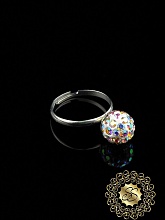 картинка Кольцо Crystal 10 мм от магазина Wolves