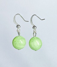 картинка Элитные Серьги Оникс (зелёный) №1 от магазина Wolves