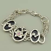 картинка Браслет 'Abella' Фианит 19 см от магазина Wolves