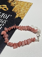 картинка Браслет Халцедон на карабине от магазина Wolves