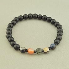 картинка Браслет 'SUNSTONES' Агат Кварц 1 см от магазина Wolves