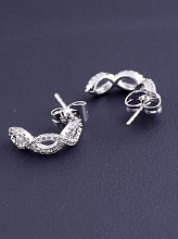 картинка Серьги 'XUPING' Фианит  (родий) от магазина Wolves