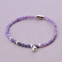 картинка Браслет 'SUNSTONES' Чароит 17 5 см от магазина Wolves