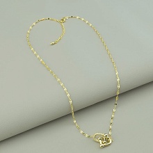 картинка Подвеска 'Saiya' Фианит 40 см (позолота 18к (лимонная)) от магазина Wolves