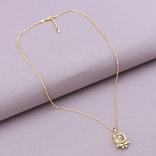 картинка Подвеска 'XUPING' Фианит 45 см (позолота 18к) от магазина Wolves