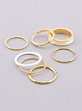 картинка Кольцо 'FJ' Сrystal Бижутерный сплав от магазина Wolves