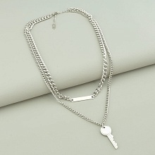 картинка Подвеска 'XUPING' 43 см (родий) от магазина Wolves