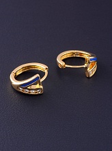 картинка Серьги 'XUPING' Фианит (позолота 18к) от магазина Wolves