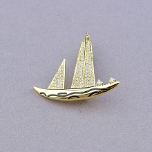 картинка Брошь 'XUPING' Фианит  (позолота 18к (лимонная)) от магазина Wolves