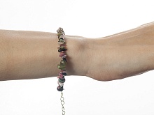 картинка Браслет Турмалин на карабине от магазина Wolves