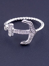 картинка Кольцо 'XUPING' Фианит (родий) от магазина Wolves