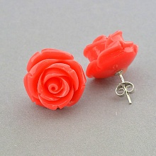 картинка Серьги Коралл от магазина Wolves