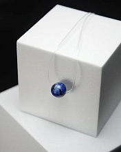 картинка Чокер невидимка с камнем Содалит от магазина Wolves