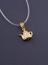 картинка Подвеска 'XUPING' Фианит 42 см (позолота 18к) от магазина Wolves