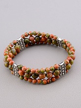 картинка Браслет 'SUNSTONES' Эпидот 18 см от магазина Wolves