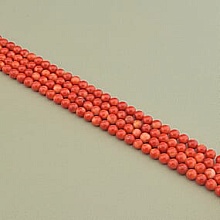 картинка Нитка Коралл 40 см 6 5 мм (Без замка) от магазина Wolves