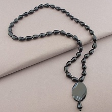 картинка Бусы 'SUNSTONES' Агат 70 см от магазина Wolves