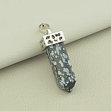 картинка Кулон Обсидиан 37x10мм от магазина Wolves