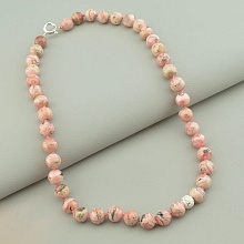 картинка Бусы 'SUNSTONES' Родонит Серебро(925) 45 см от магазина Wolves