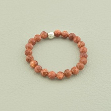 картинка Кольцо 'SUNSTONES' Золотой Песок Серебро(925) от магазина Wolves