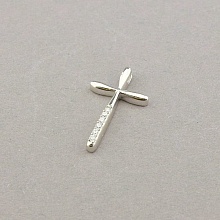 картинка Крестик Фианит  Серебро(925) 23х14мм от магазина Wolves