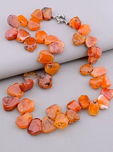 картинка Бусы Сердолик 47 см от магазина Wolves