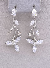 картинка Серьги 'Fashion' Фианит от магазина Wolves