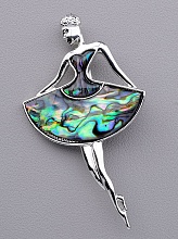 картинка Брошь Галиотис 80x45мм от магазина Wolves