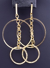 картинка Серьги 'FJ' 55х3мм от магазина Wolves