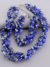 картинка Бусы+Браслет Содалит 43 см () от магазина Wolves