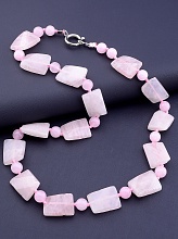 картинка Бусы Розовый кварц 52 см от магазина Wolves