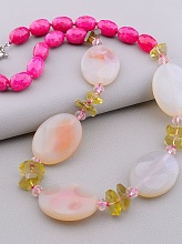 картинка Бусы Агат Топаз 60 см от магазина Wolves