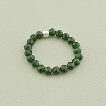 картинка Кольцо из авантюрина Каирская ночь, со вставкой из серебра (925) от магазина Wolves