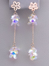 картинка Серьги 'Fashion' Сrystal (позолота 18к) от магазина Wolves