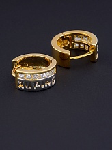 картинка Серьги 'XUPING' Фианит (позолота-родий) от магазина Wolves