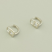 картинка Серьги 'XUPING' Фианит (родий) от магазина Wolves