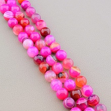 картинка Нитка Агат 37 см 10 мм (Без замка) от магазина Wolves