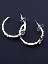 картинка Серьги 'Juleeze' Фианит (родий) от магазина Wolves