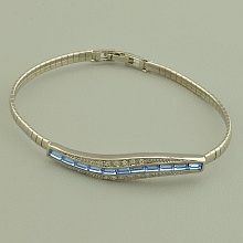 картинка Браслет 'Abella' Фианит 19 см от магазина Wolves