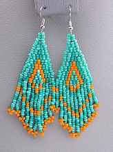 картинка Серьги Бисер 10 см от магазина Wolves