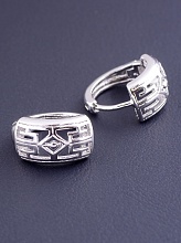 картинка Серьги 'XUPING' (родий) от магазина Wolves