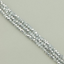 картинка Нитка Чешский хрусталь 49 см 4 мм (Без замка) от магазина Wolves